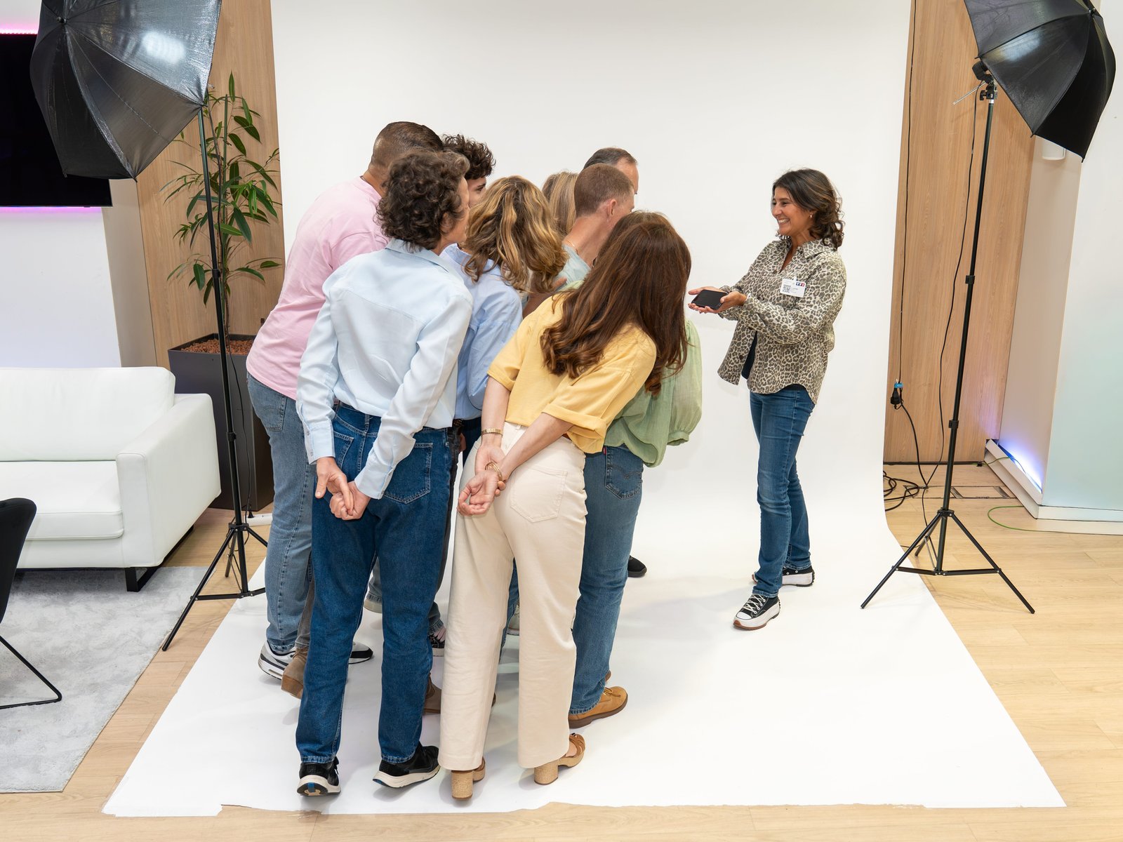 Shooting photo corporate en studio